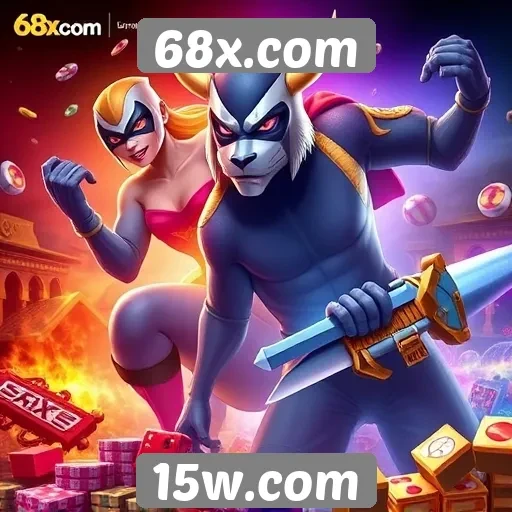 Panorama do catálogo de jogos do 68x.com
